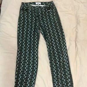 Reformation printed jeans size 30 fits like 29